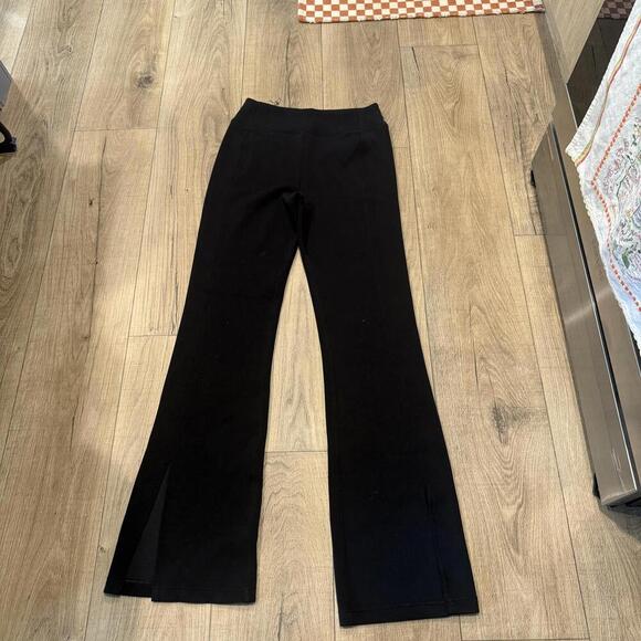 SPANX Pants - Spanx High-Rise Flare Pants in Black Size Medium Tall Modal Blend